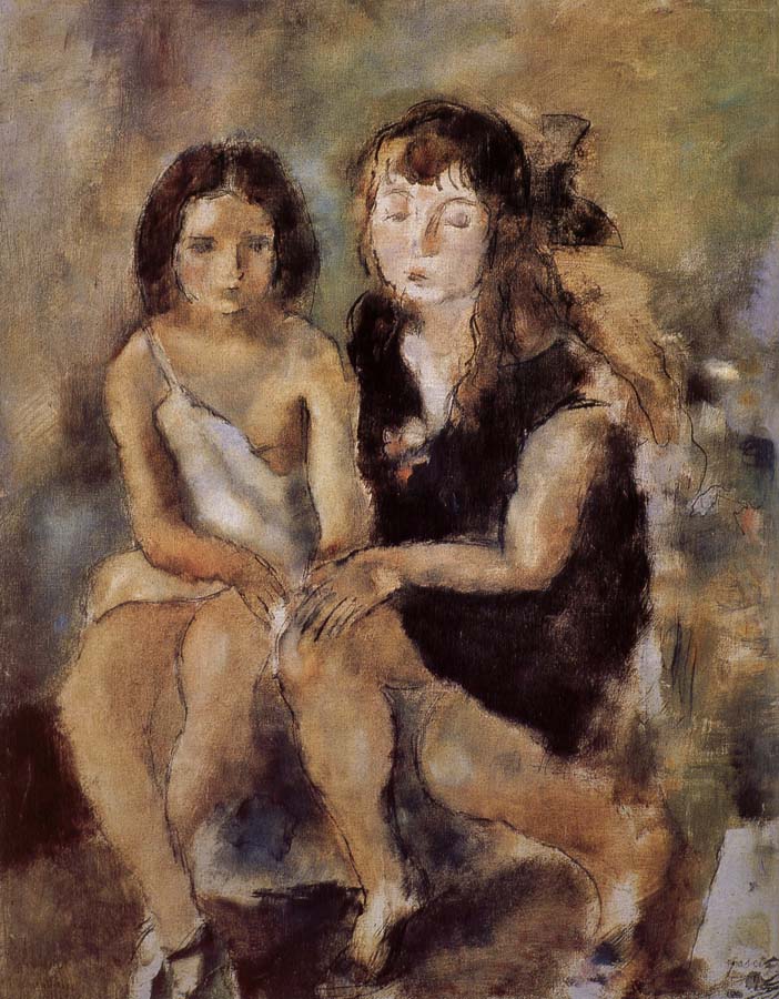 Jules Pascin Clala and Unavian